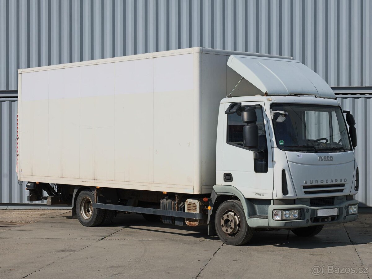 Iveco EUROCARGO ML 75E16, EURO 5, 15 PALET, HYDRAULICKÉ ČELO