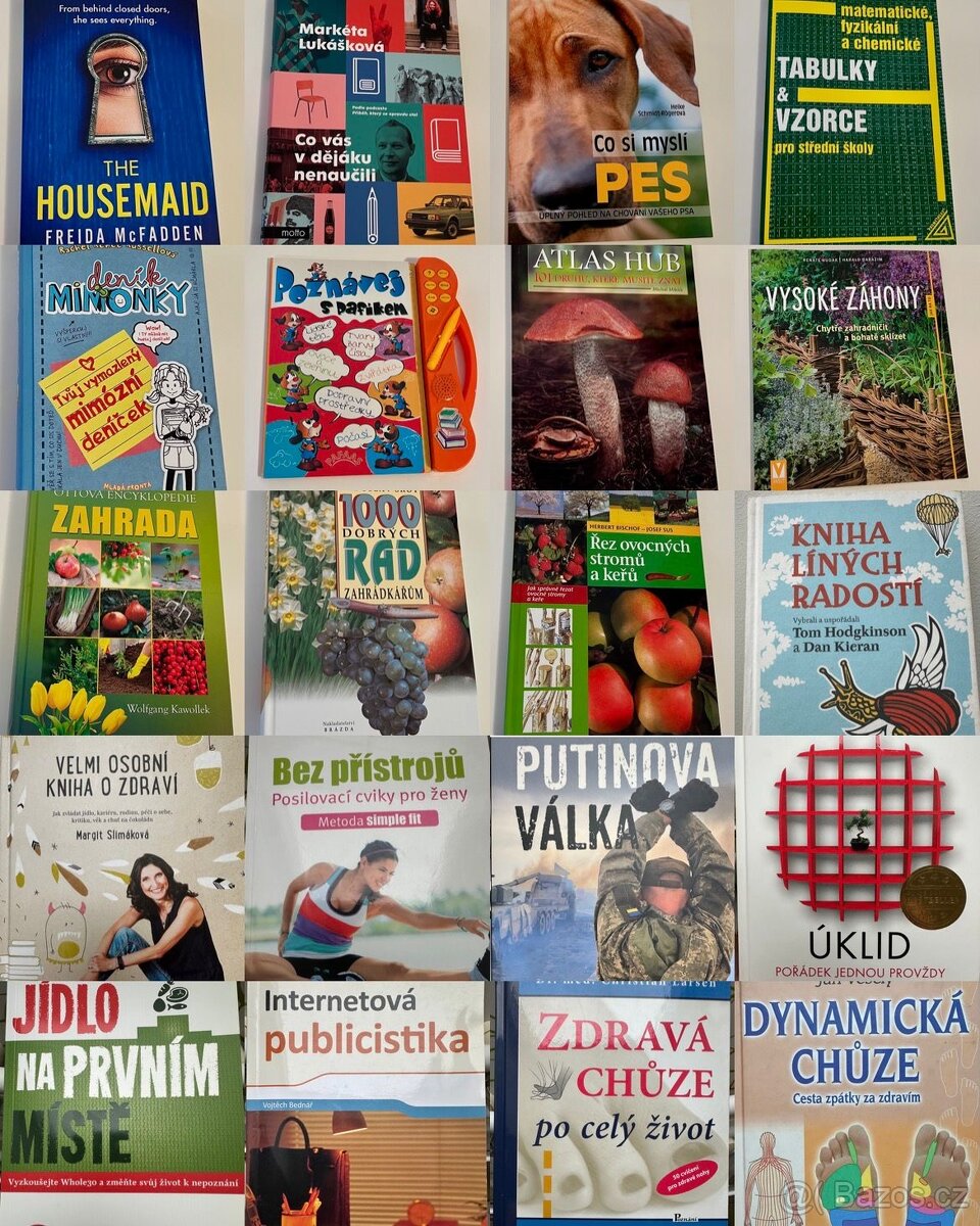 Prodám různé knihy, při odběru více ks sleva