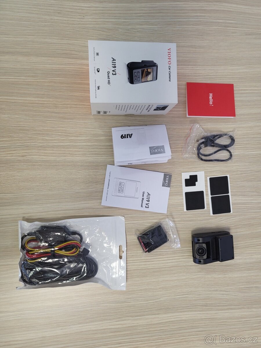 2K autokameru VIOFO A119 V3 s GPS
