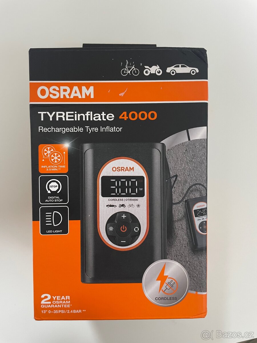 Kompresor OSRAM digitální akumulátorový kompresor