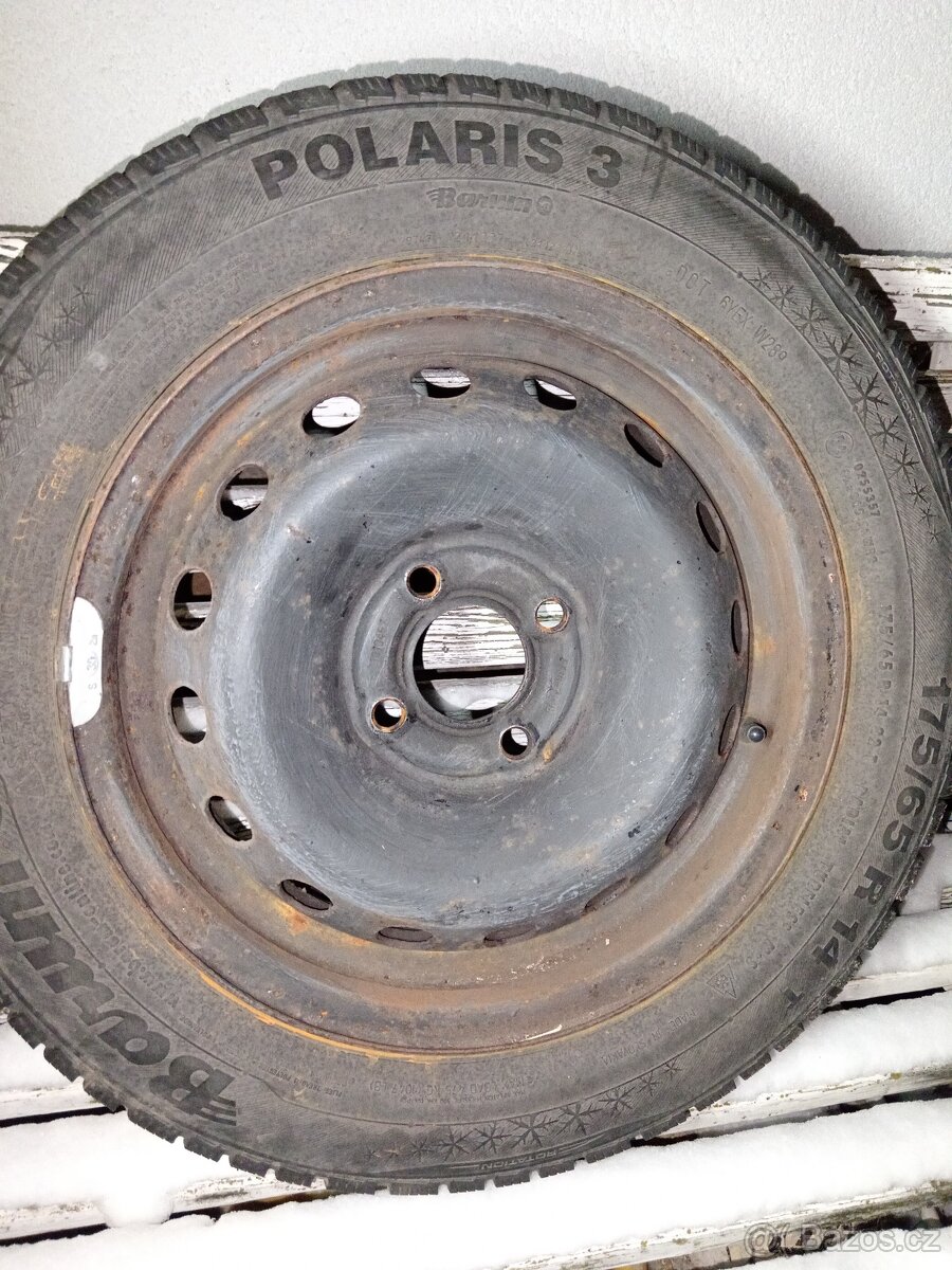 Plechové disky 14" 4x100 Renault Clio II