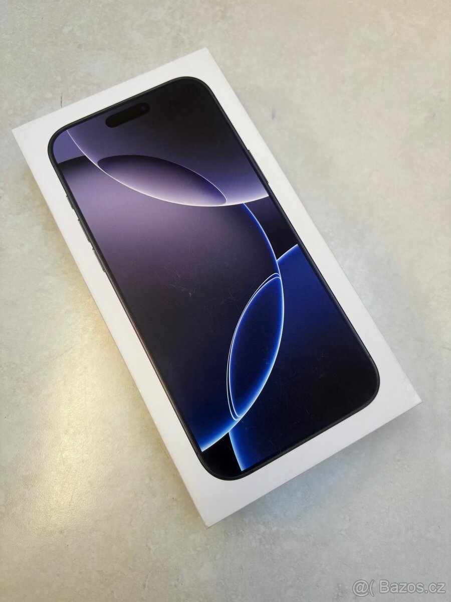 Apple Iphone 16 Pro Max, 256Gb,Záruka 2 roky,Black Titanium