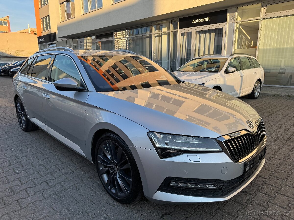 Škoda Superb 3 2.0 TDI 140kW DSG Webasto CANTON Kamera Navi
