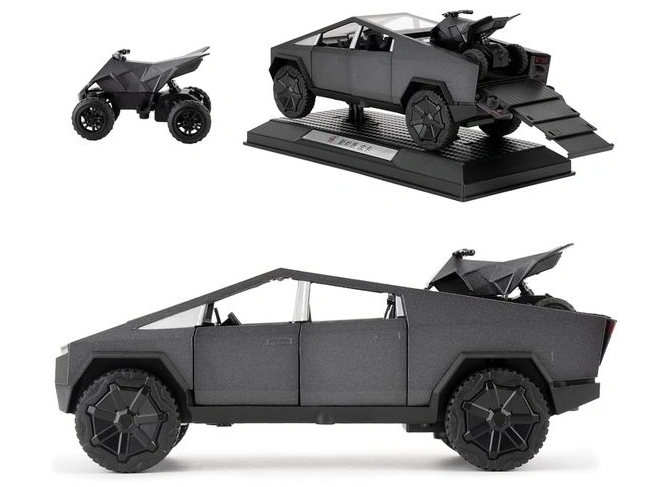Tesla auto se čtyřkolkou Cybertruck 1:32