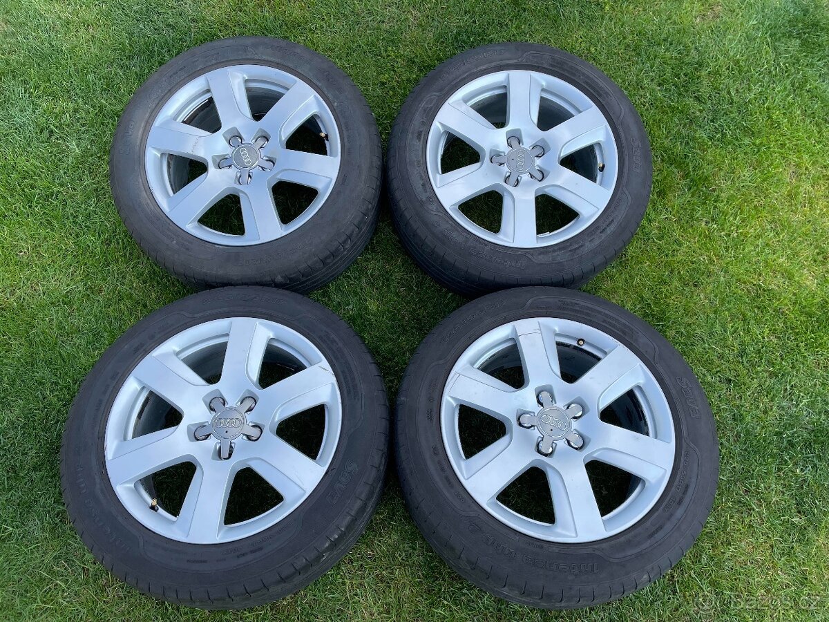 Audi r17 5x112 + letné pneu
