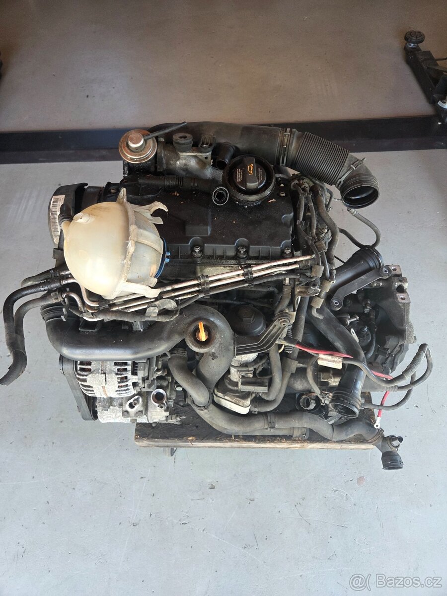 motor 1.9 TDI 77 kw kód BXE