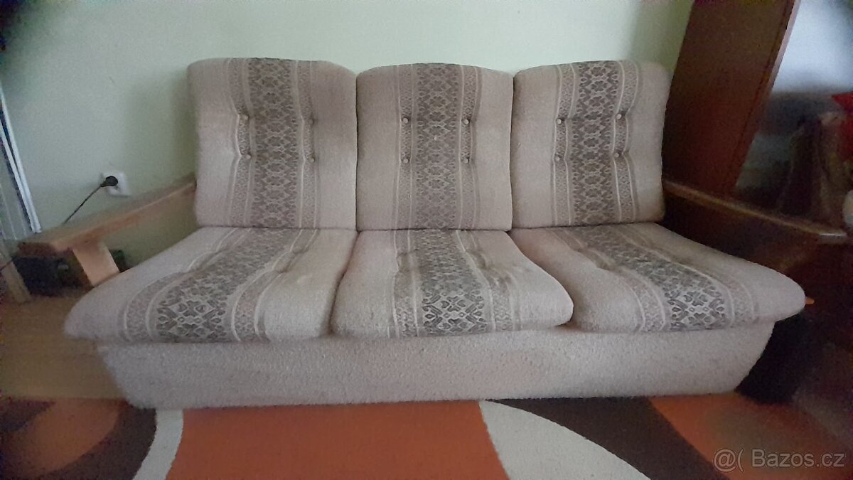 gauč, retro sedačka