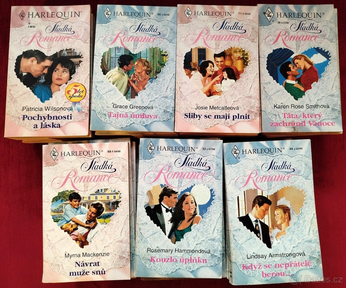 70x HARLEQUIN - SLADKÁ ROMANCE - prodej sbírky