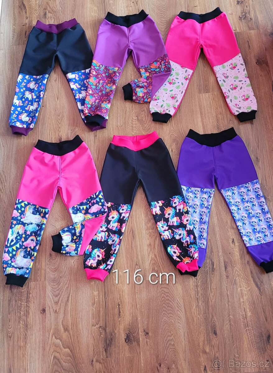 Softshell kalhoty - vel. 116
