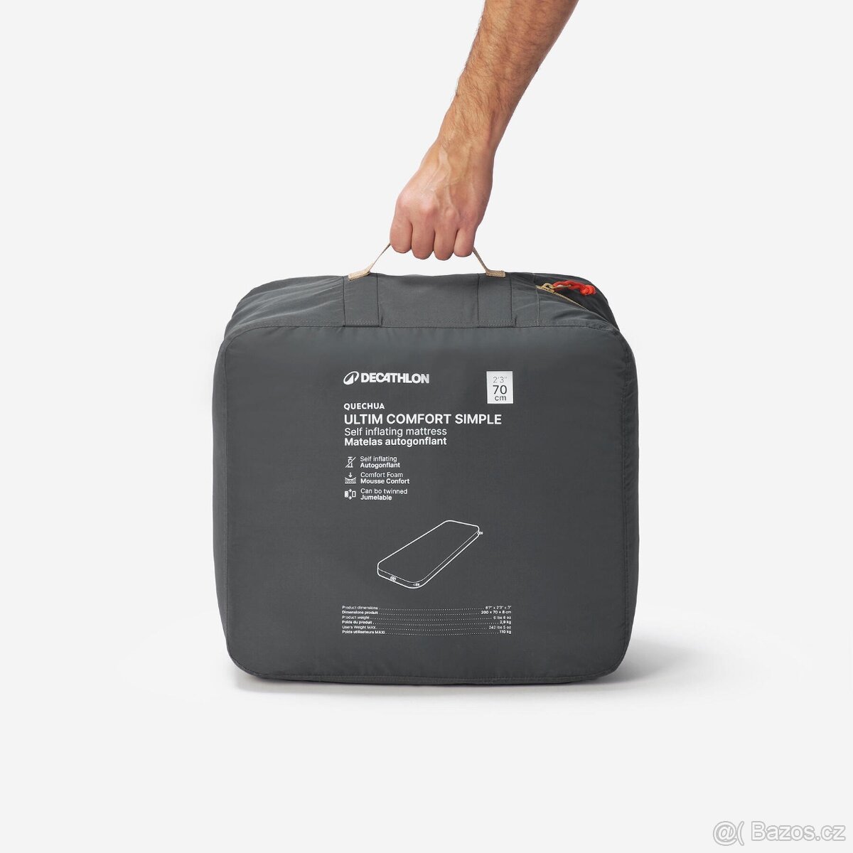 Kempinková samonafukovací karimatka Ultim Comfort 70 cm
