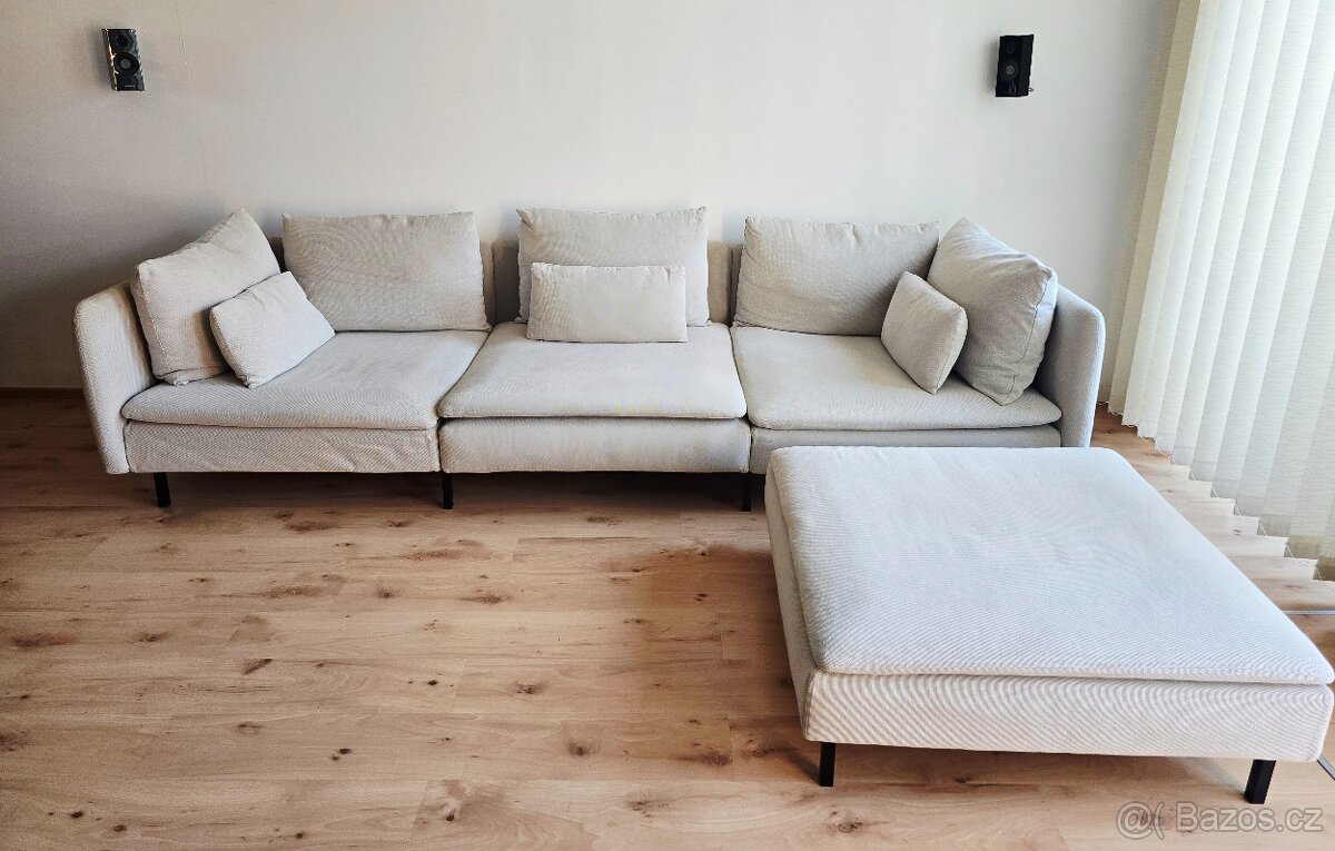IKEA SÖDERHAMN Fridtuna světle béžová sedačka