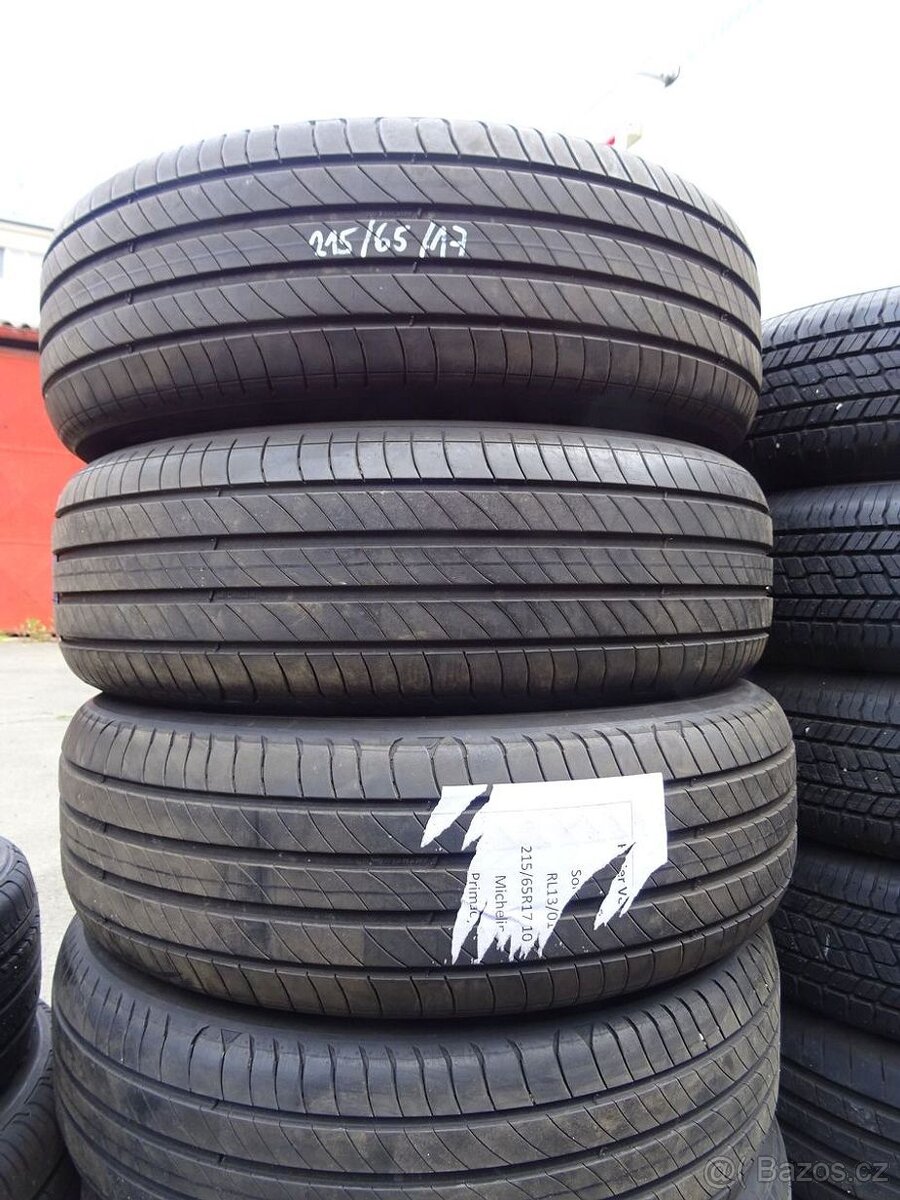 Letní pneu Michelin, 215/65/17, 4 ks, 5 mm