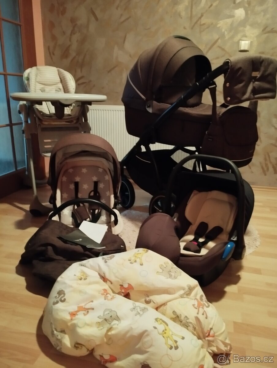 Trojkombinace NOORDI Fjordi+jídelní židliřka+ kojící polštář