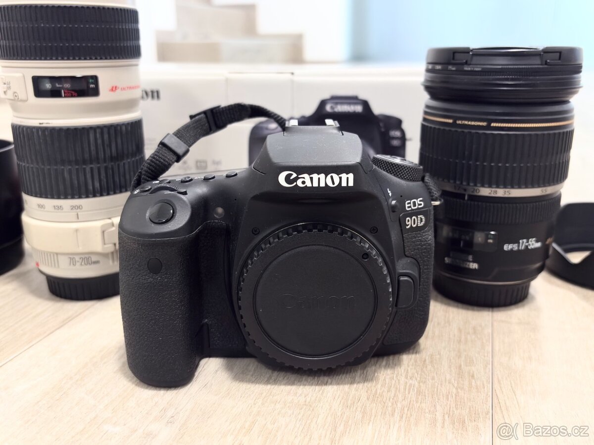 Canon 90D tělo + možné objektivy
