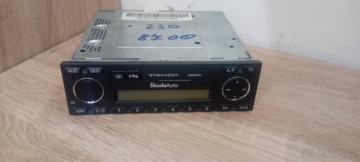 Autorádio Škoda Symphony kazeta
