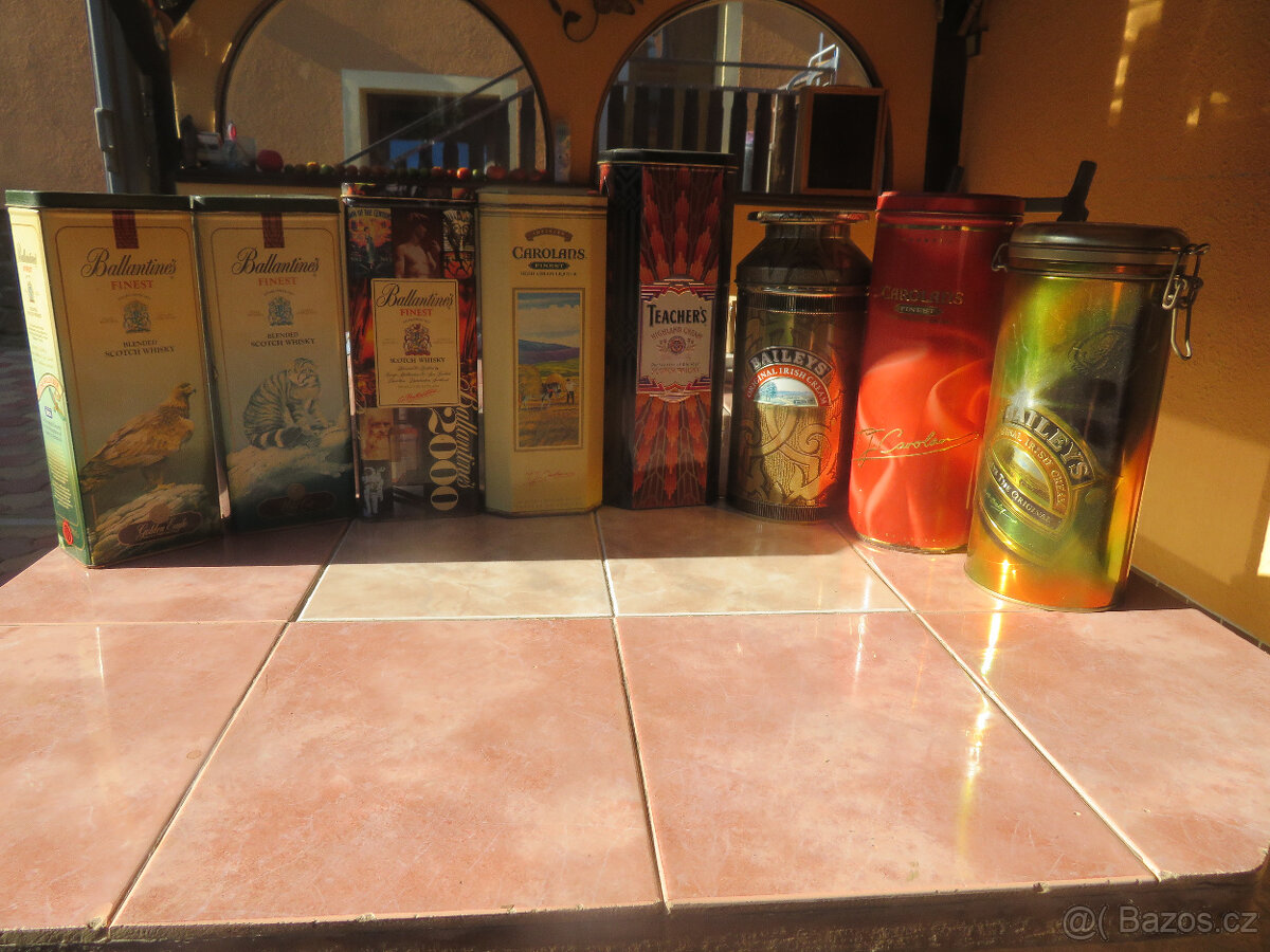 DÁRKOVÉ PLECHOVKY NA ALKOHOL