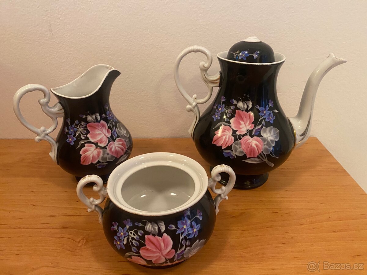 Čajový servis - ruční malba
