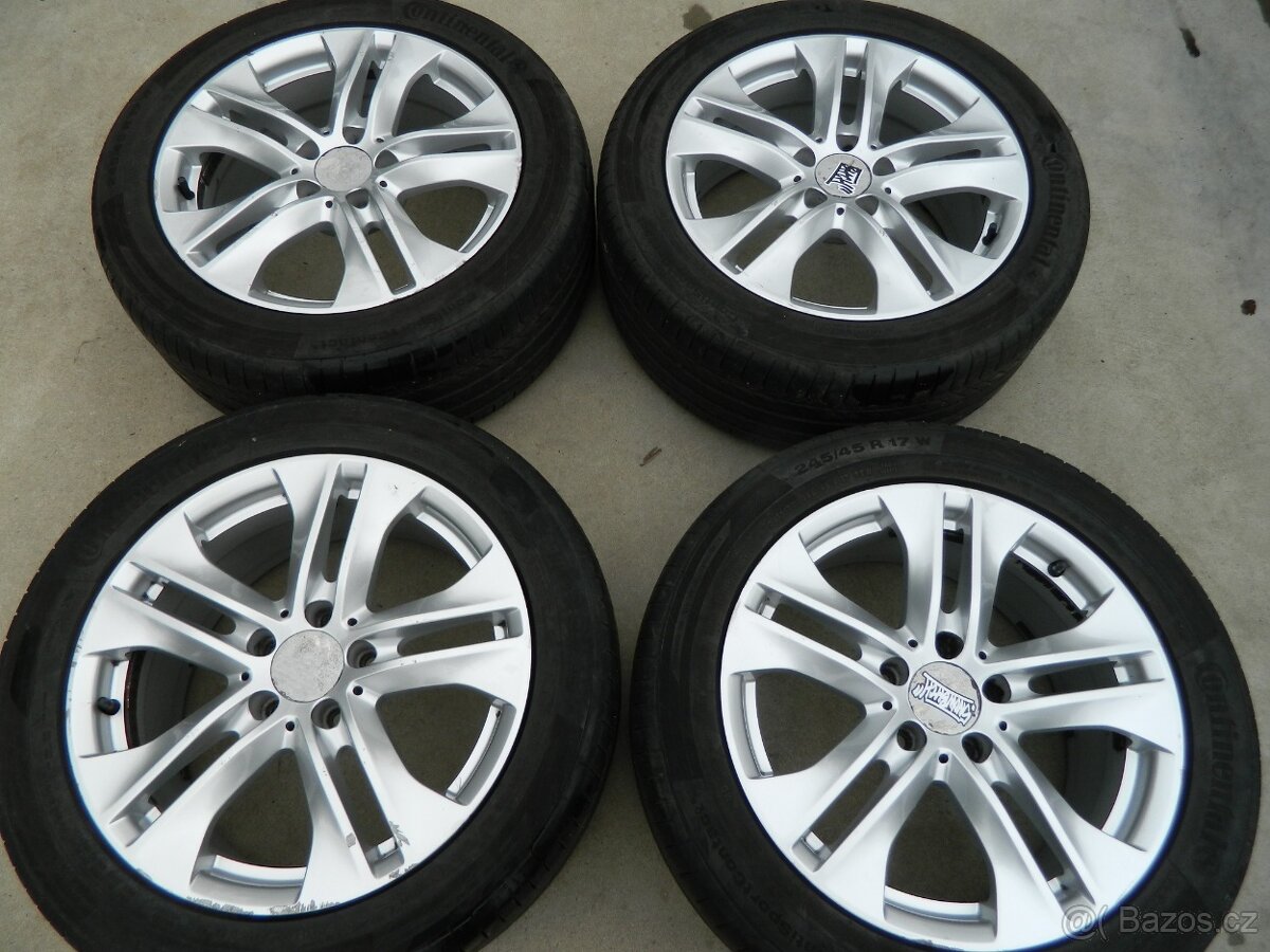 alu kola 5x112+letní pneu r17