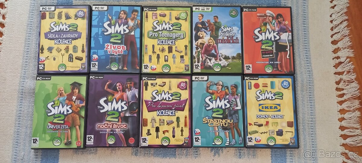 Prodám hry The sims 2
