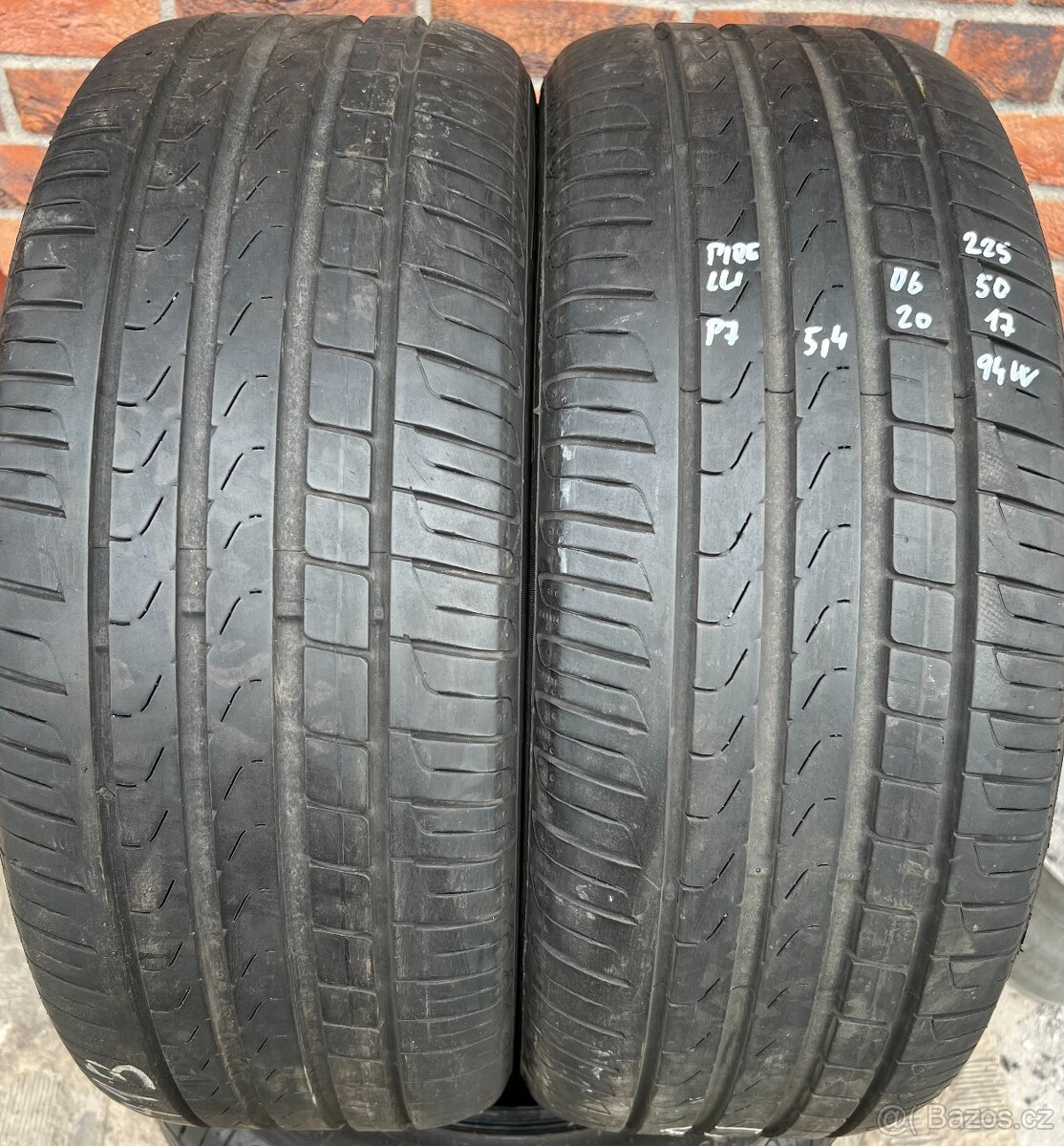 Letní pneumatiky 225/50 R17 94W Pirelli P7 (0620)