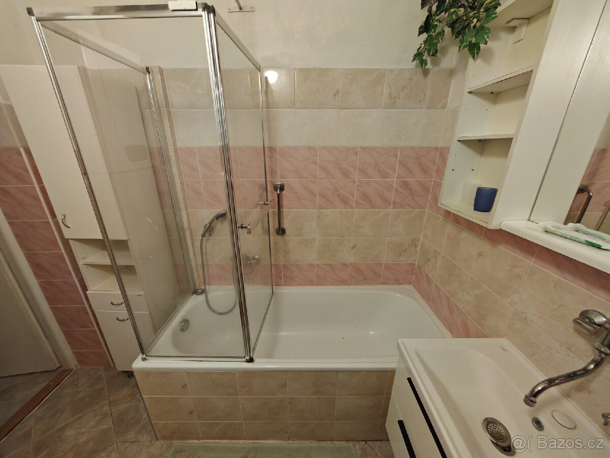 Vana ze smaltované oceli + vanová zástěna