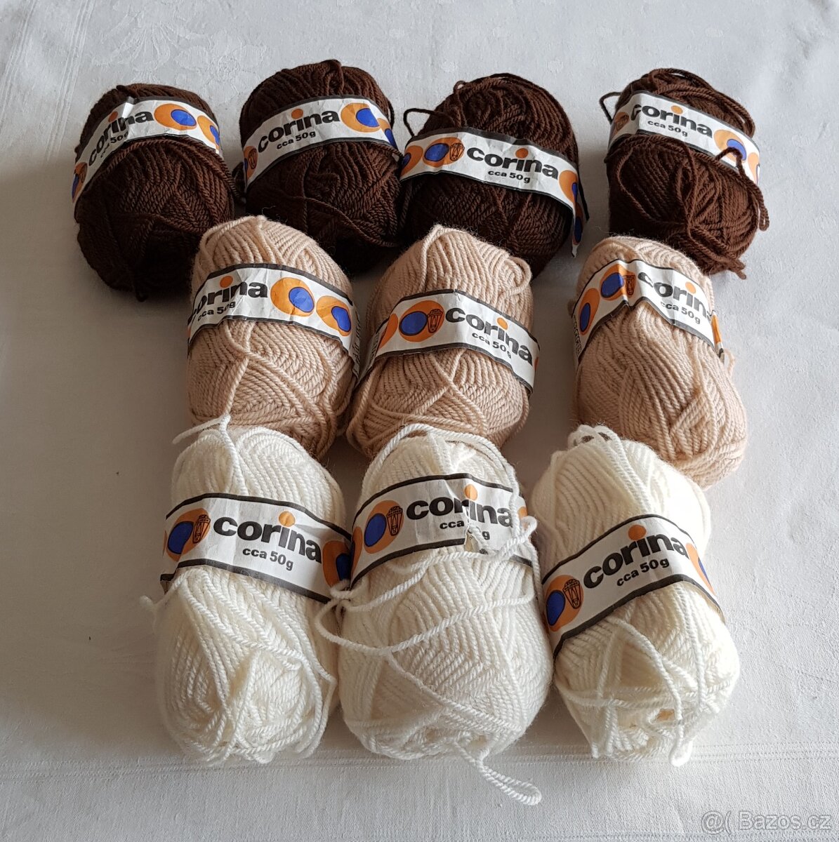Pletací příze – klubíčka Corina (10x50 g)