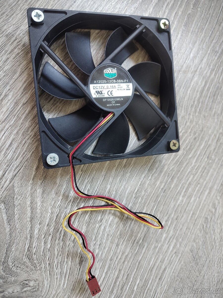 Ventilátor CoolerMaster 120mm do PCskříně A12025-12CB-3BN-F1