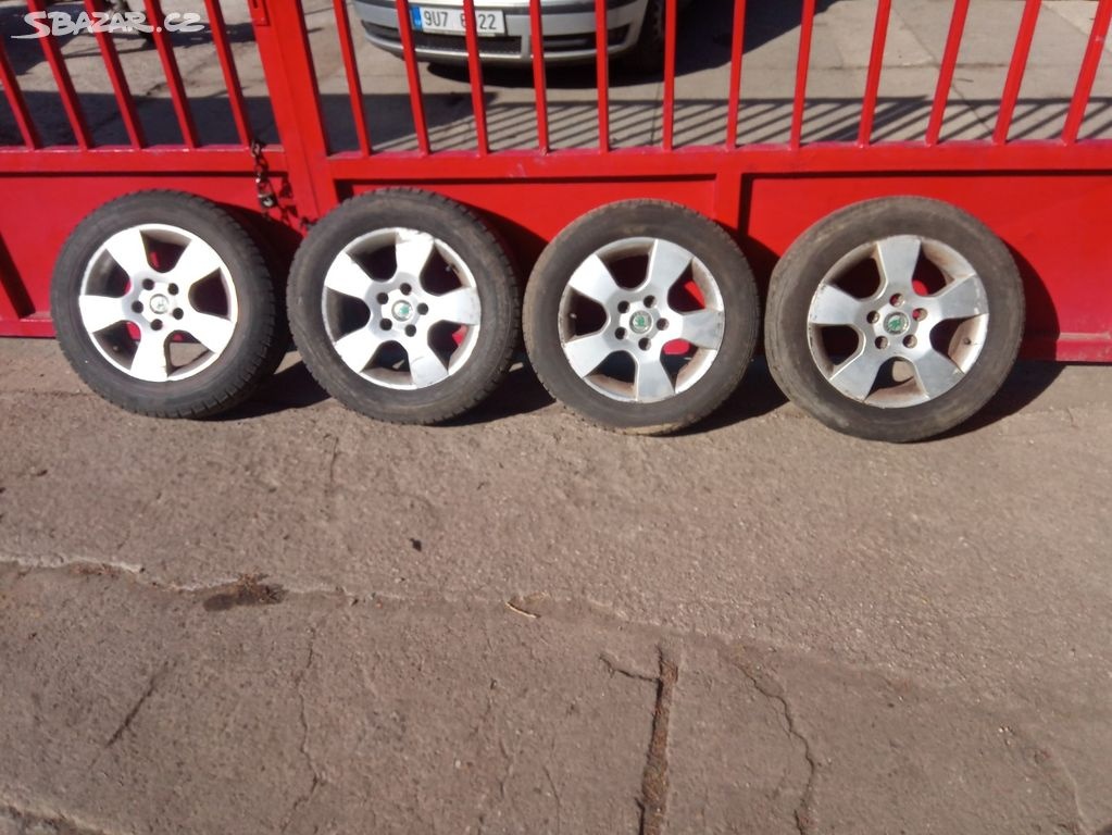 alu kola 5x112 r15 original skoda octavia II vhodne na golf