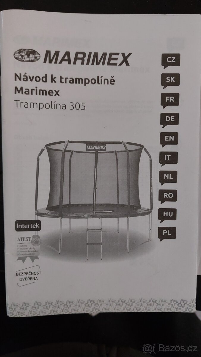 Trampolína Marimex 305