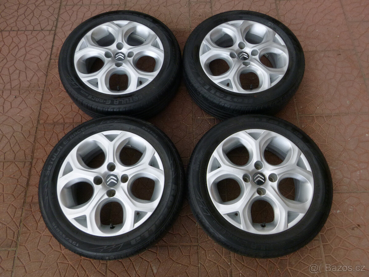 Letní sada alu originál Citroen 4x108 6Jx16 ET22 9687753077