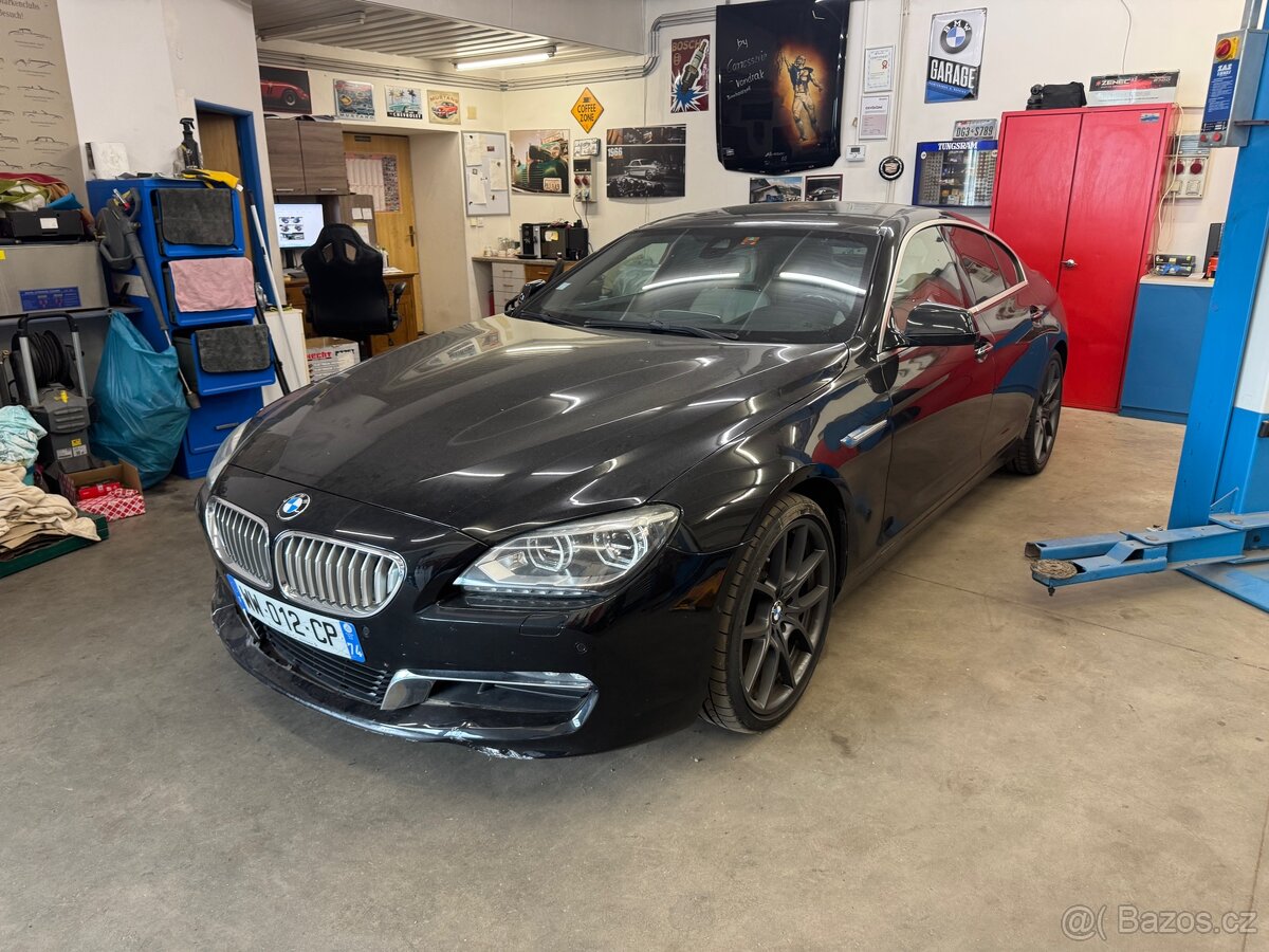 BMW 650i xDrive Gran Coupé • 330 kW • 2013 • POŠKOZENÝ MOTOR