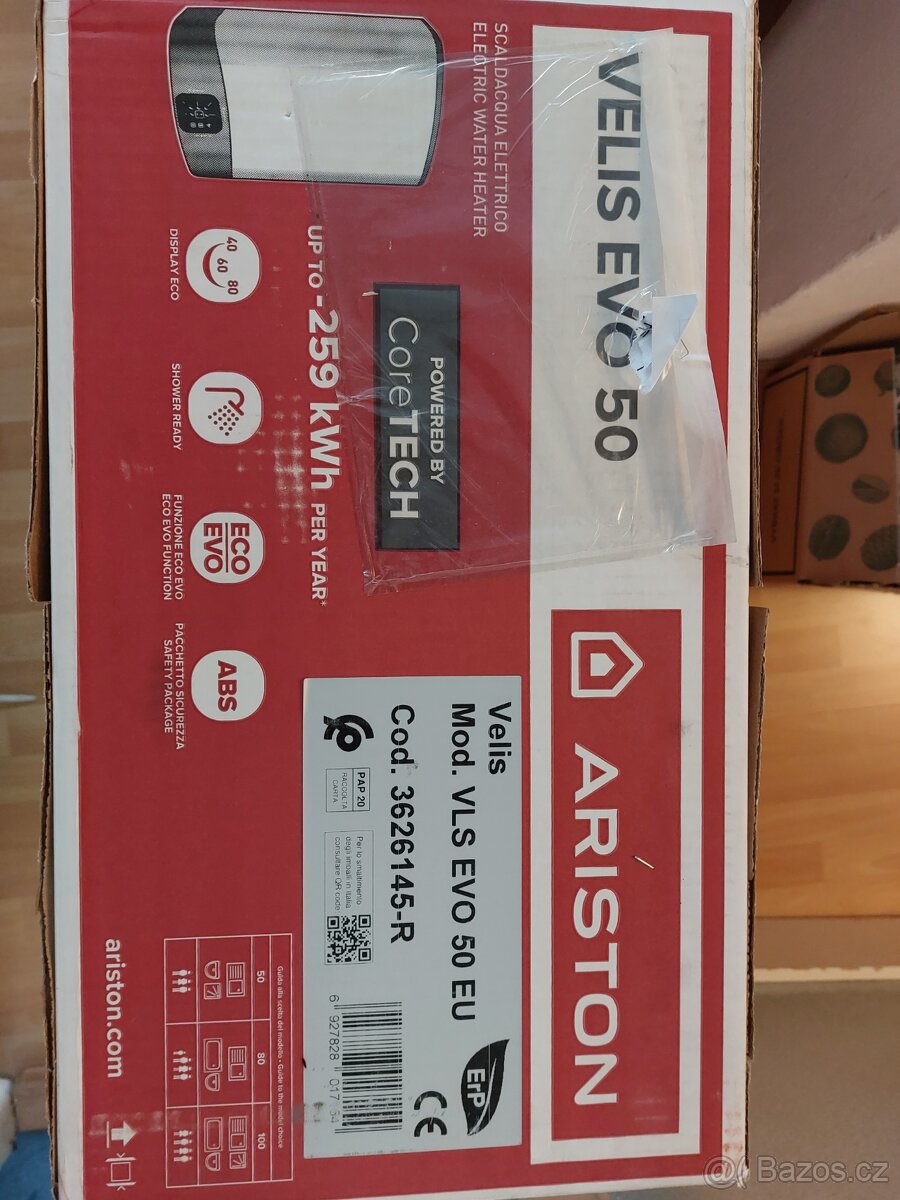 Ariston Velis Evo 50 ohřívač, bojler