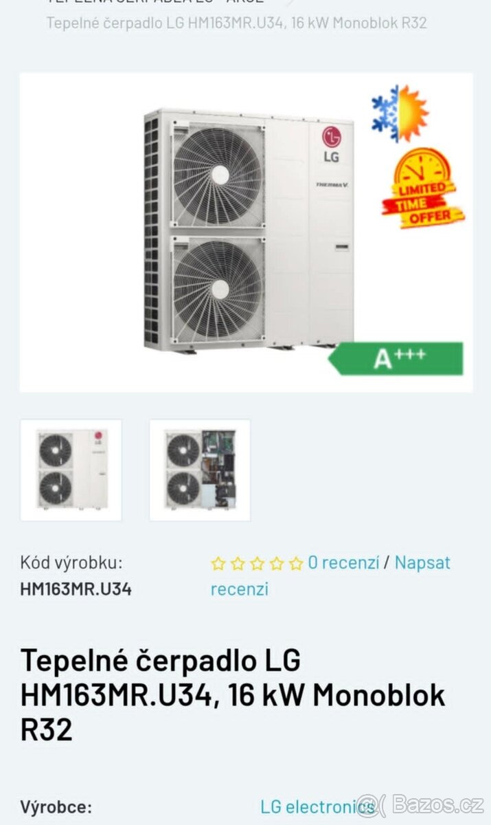 LG Tepelné Čerpadlo