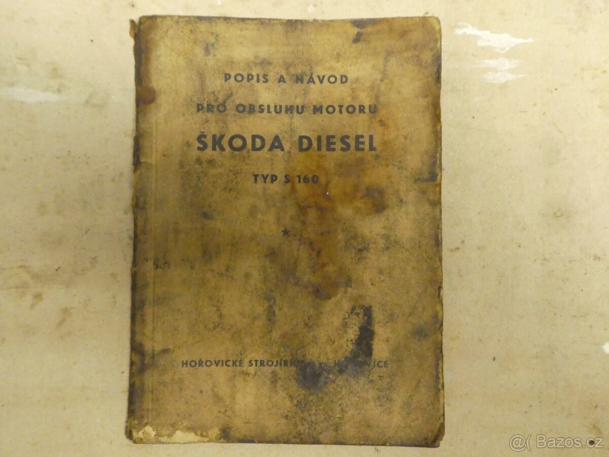 Příručka k motoru Škoda diesel S 160