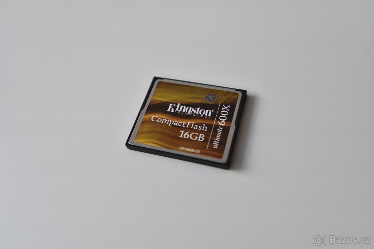 CF paměťová karta Kingston Compact Flash 16GB 600x Ultimate