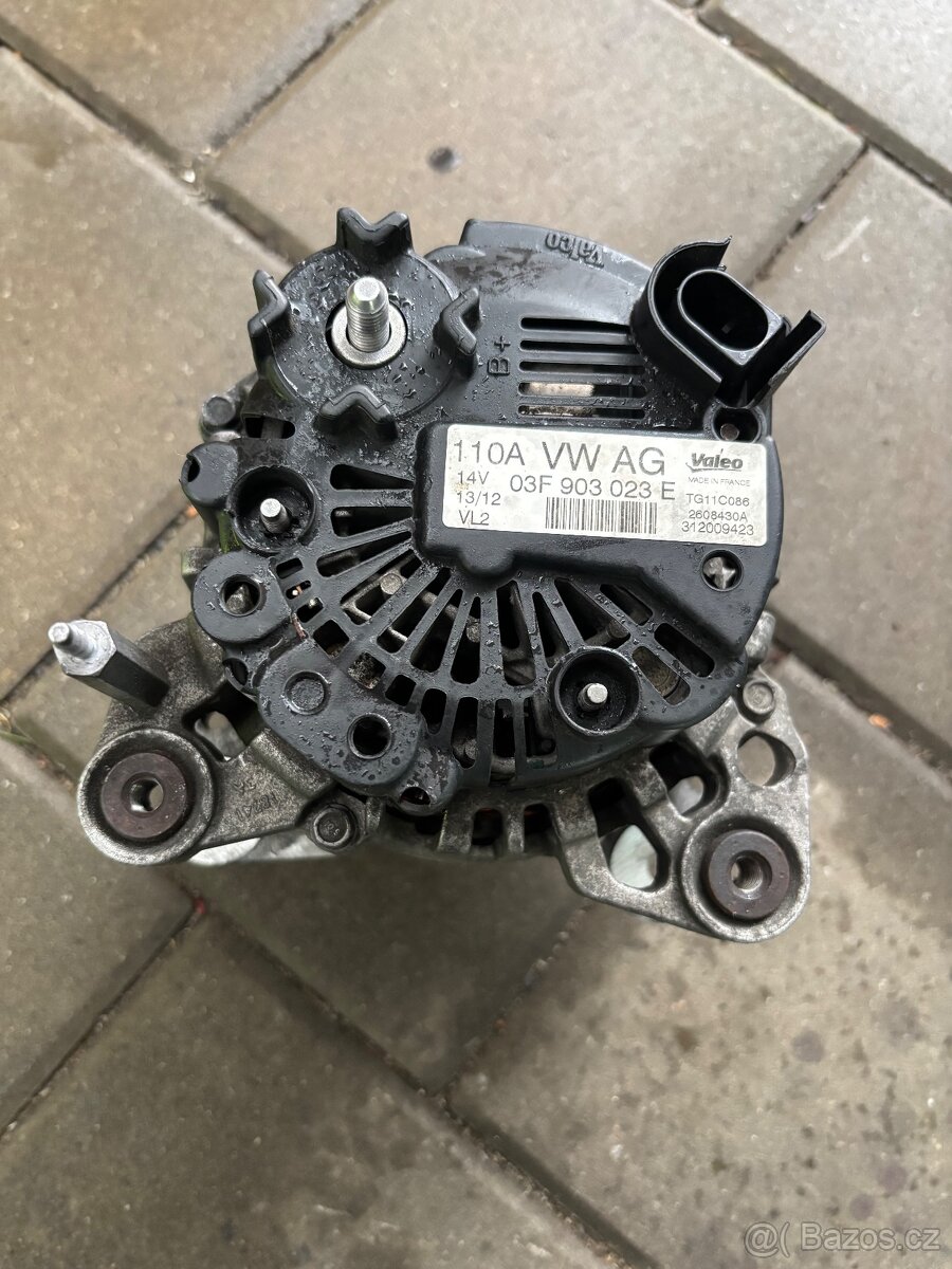 Alternátor Škoda Octavia 3, Rapid, vw