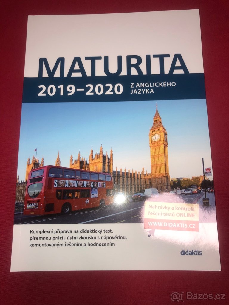 Maturita 2019-2020 z anglického jazyka