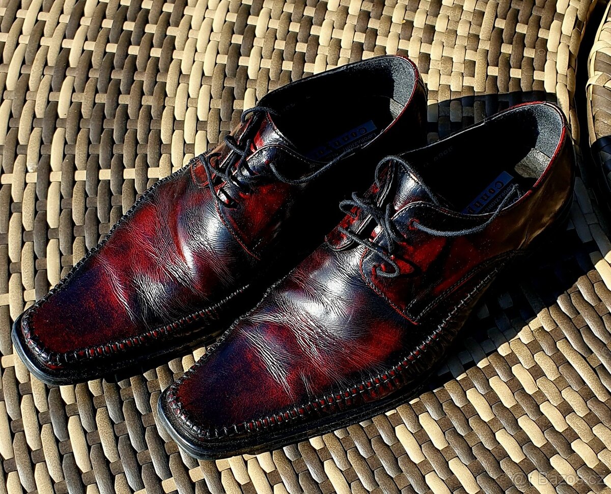 Celokožené  polobotky  CONHPOL vel. 42