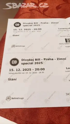 2x lístek na koncert Divokej Bill, Zimní speciál 2025