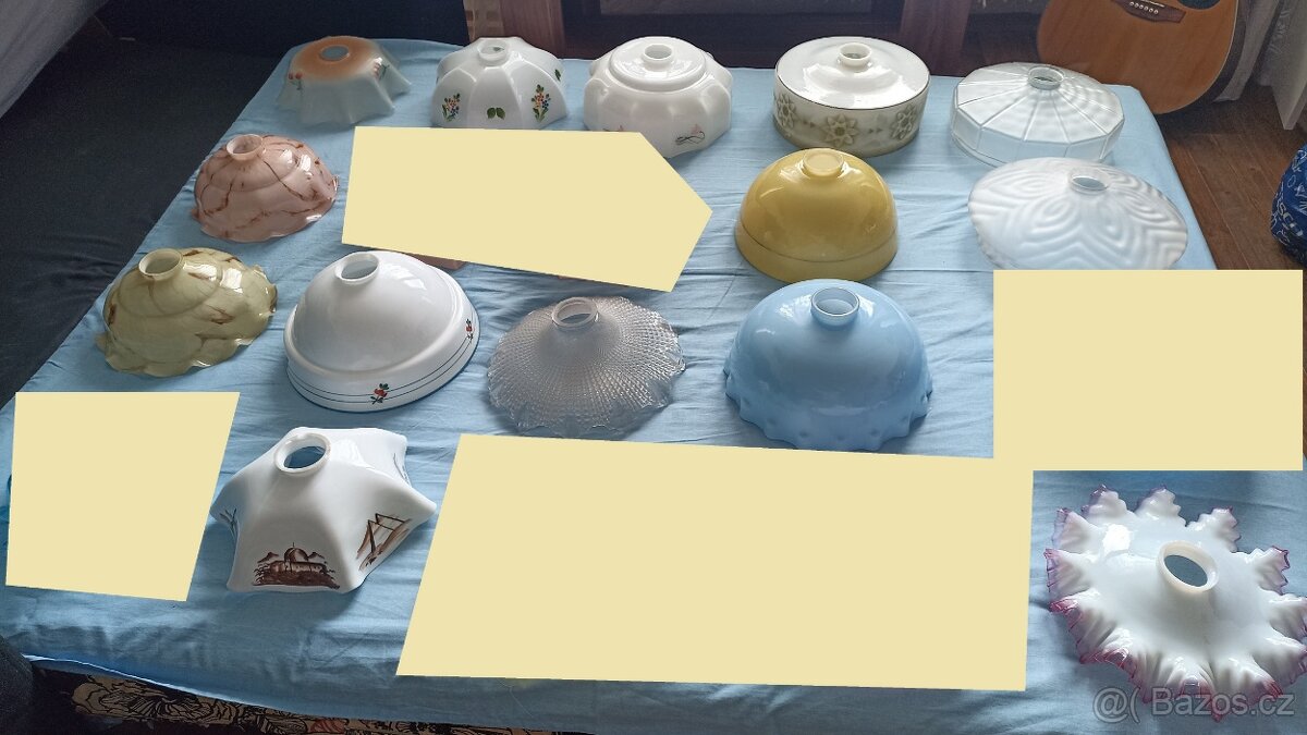 Prodám stínítka ke stahovacím lustrům