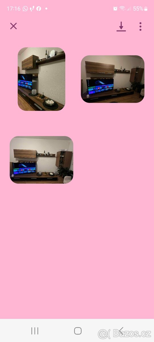 Prodám obývací stěnu spěchám