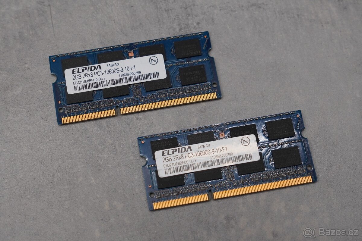 iMac/MacBook RAM 2x 2GB DDR3 SO-DIMM 1333Mhz