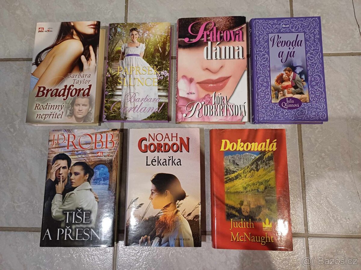 Knihy - různé čtení pro ženy
