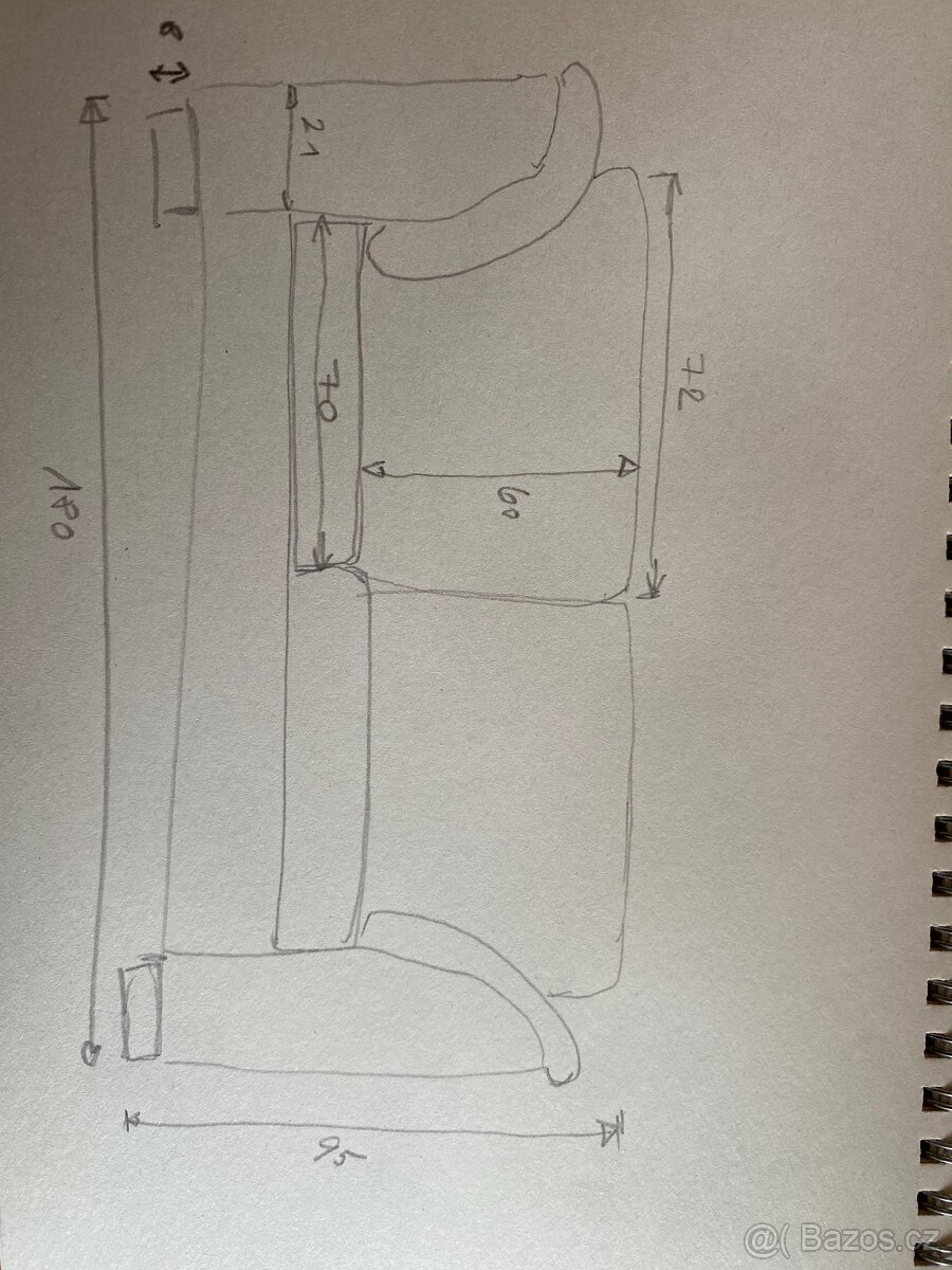 Pohodlná dvousedačka Ikea