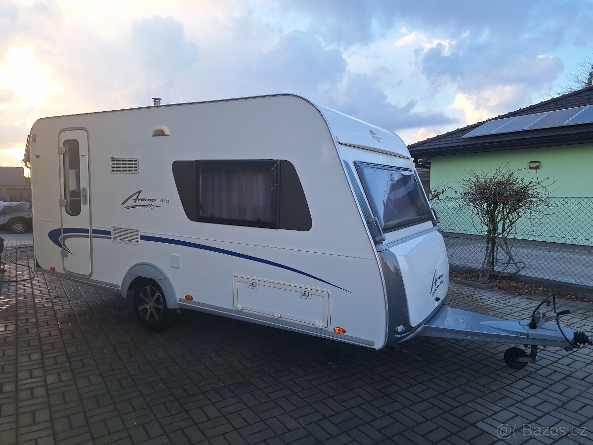 Bürstner Averso Fifty 420 TS, el.pojezd, předstan, 100 km/h