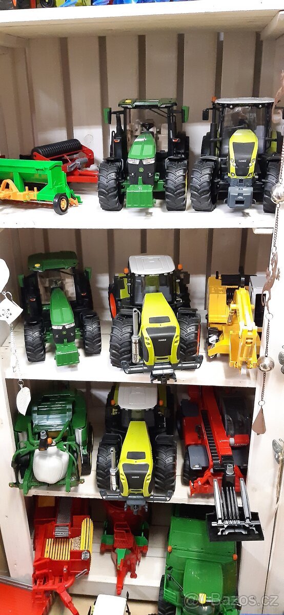 Bruder originál hračky, zemedělská technika vše jako nové po