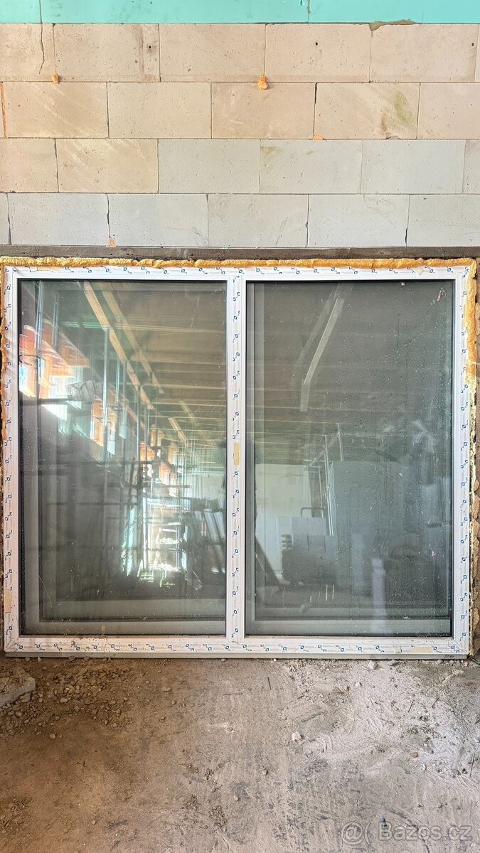 PVC fixy + PVC okna - trojskla