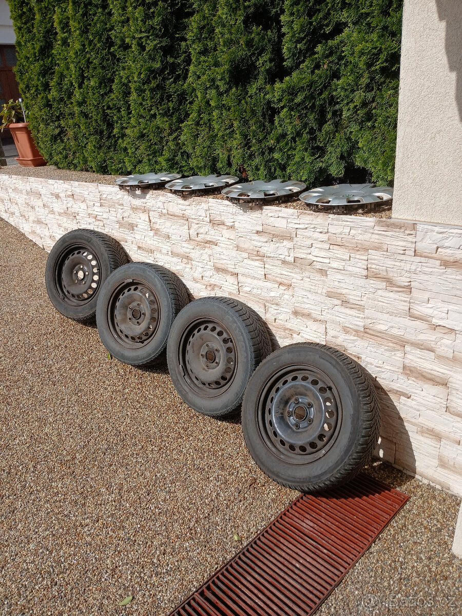 Sada kol 5x112, ET 47, R 15, pneu 195/65 R 15