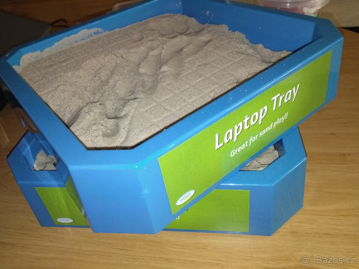 Prodám tekutý písek +orig.hrací box 2x