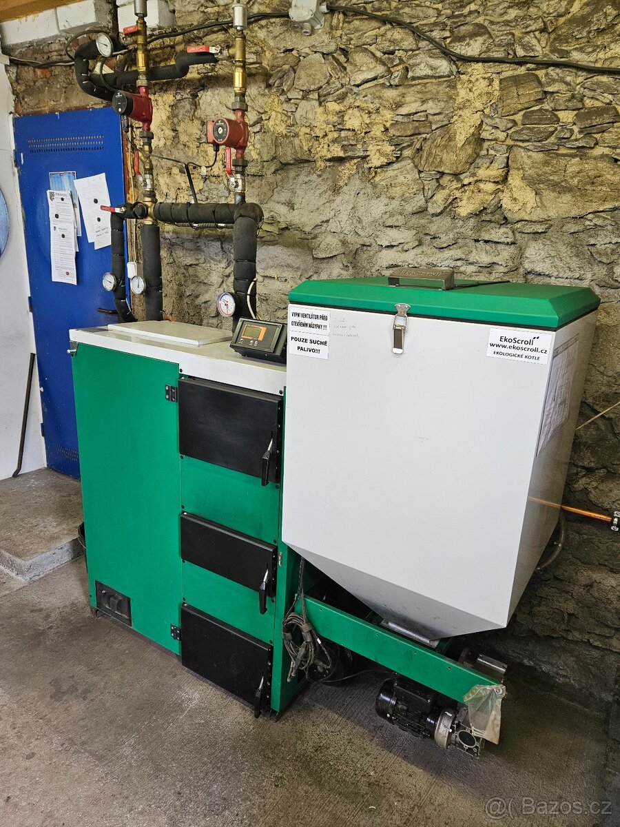 Automatický kotel Ekoscroll 25 kW